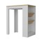 Homeroots White And Natural 36in Kitchen Island With Storage 519051 - alternate 1