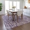 Homeroots 10' X 14' Purple And Lavender Abstract Washable Indoor Outdoor Area Rug 602514 - alternate 6