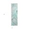 Homeroots 2' X 8' Teal and Gray Abstract Washable Non Skid Indoor Outdoor Runner Rug 559416 - alternate 5