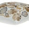 Homeroots 22" Gold and White Floral Cotton Throw Pillow With Embroidery 529243 - alternate 5