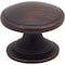 Designperfect 1-1/4 Diameter Round Cabinet Knob, Brushed Oil Rubbed Bronze DPA-R18KORB - alternate 1
