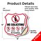 Signmission No Soliciting Shield Sign No Politics Ma, 4 inch X 4 inch, Vinyl Decal, 2PK SHI-D-2PACK-4-403 - alternate 4