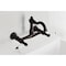 Kingston Brass Two-Handle Wall Mount Bridge Kitchen Faucet, Oil Rubbed Bronze KS3255PL - alternate 5