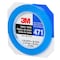 3M Film Tape, Vinyl, Blue, 1/4In x 36 Yd, PK144 61192 - alternate 4
