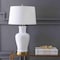 Jonathan Y Julian 29" Traditional Classic Ceramic Urn LED Table Lamp, White/Gold JYL4026A - alternate 6