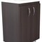 Homeroots 18" Espresso Wood Freestanding Bathroom Vanity With White Sink 249853 - alternate 2