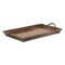 Homeroots 19in Brown Wood Handmade Serving Tray With Handles 399625 - alternate 5