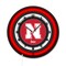 Holland Bar Stool University of Nebraska 19 Double Neon Wall Clock Clk19BK - alternate 1