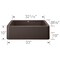 Blanco Ikon 33 Apron Single Bowl, Cafe Brown 401896 - alternate 2