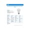 Feit Electric LED Lamp, General Purpose, A19 Lamp, 60 W Equivalent, E26 Lamp Base, Daylight Light, 4PK A80085010KLED/4 - alternate 6