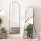 Simple Deluxe infinipower Arched Full Length Mirror, Floor Mirror with Stand, 59inx16in Standing or Leaning Full 3A88MIROGZ1659BLK - alternate 5