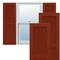Ekena Millwork True Fit PVC Two Equal Louver Shutters, Pepper Red, 12W x 43H, PR TFP101LVF12X043MR - alternate 1