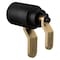 Brizo Litze Tempassure Thermostatic Trim Handle Kit, Industrial Lever Matte Black/Luxe Gold HL6034-BLGL - alternate 2