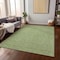 Homeroots 9' X 12' Green Black And Ivory Geometric Washable Indoor Outdoor Area Rug 596732 - alternate 6