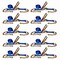 Tie 4 Safe 3'' x 30' Ratchet Strap w/ Chain Extension. WLL: 5,400 LBS Blue, 10PK RT20R-1530-F87-BU-C-10 - alternate 1