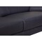 Homeroots 88" Blue Italian Leather Solid Wood Sofa 720450 - alternate 9