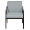 Office Star Products Espresso Finish Visitor's Chair with Ridgecrest Tide Pool Memory Foam Seat WD588-K017 - alternate 5
