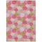 Homeroots 5' X 8' Pink Green And Ivory Polka Dot Washable Indoor Outdoor Area Rug 594275 - alternate 5