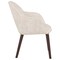 Leisuremod Elias Collection Modern Dining Chair in Beige Velvet, 4PK EDC21BG-4 - alternate 6