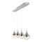 Jonathan Y Elyse Teardrop 47" 4-Light Modern Mid-Century Iron/Acrylic Integrated Linear LED Pendant, Chrome/Whit JYL7122A - alternate 12