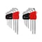 Arrow Fastener 9PC Hex Key L Style - SAE/MM SET AHT08002 - alternate 1