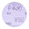 3M 3M Purple Clean Sanding Disc, 30472, 5 in, P500 grade, 4PK 334U - alternate 2