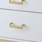 Homeroots 20" Gold And White End Table With Two Drawers 544087 - alternate 4