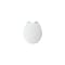 Bemis Round Wood Toilet Seat, White Enamel, Never Loosens, Slow-Close Chrome Hinge 26CHSLA 000 - alternate 3