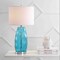 Jonathan Y Juliette 26.5" Glass/Metal LED Table Lamp, Moroccan Blue JYL4009B - alternate 6