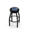 Holland Bar Stool Co 36" Blk Wrinkle Memphis Swivel Bar Stool, Accent Ring L8B2B36Memphs - alternate 1