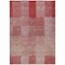 Homeroots 5' X 8' Burgundy Pink And Blush Striped Washable Indoor Outdoor Area Rug 613164 - alternate 7