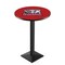 Holland Bar Stool Co 42" Blk Wrinkle Alabama Pub Table, 36" dia. Top L217B4236AL-Ele - alternate 1