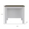 Homeroots White and Brown 41in Kitchen Island With Storage 477873 - alternate 4