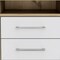 Homeroots 20" White And Natural Wood Two Drawer Nightstand 534900 - alternate 6