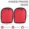 Popular Life Lighweight Washable Knee Pads for Gardening, Easy Fit with Adjustable Velcro Straps, 1 Pair BLPL-ES-XPE-KP-12BKR - alternate 5
