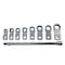K-Tool International Crowsfoot Set 9 Pc 3/8 In. Dr Sae Ratcheting BCWZ-8PCS-SAE - alternate 4