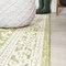 Jonathan Y Sinjuri Medallion Textured Weave Green/Cream 2 ft. x 10 ft. Indoor/Outdoor Runner Rug SMB101E-210 - alternate 4