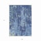 Homeroots 9' X 12' Navy Blue And Denim Blue Abstract Washable Indoor Outdoor Area Rug 610412 - alternate 7