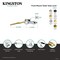Kingston Brass Front Mount Toilet Tank Lever, Brushed Brass KTBAL7 - alternate 2