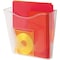 Deflecto Wall File Pocket, 10.3x10.9", Clear 63001 - alternate 1