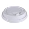 Empress Dome Lid for 10-20oz Paper Hot Cups White, 1000PK E1020-DLW - alternate 1