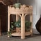 Bali & Pari Latoya Natural Rattan End Table with Scalloped Border 266-14574-ZORO - alternate 3
