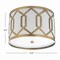Jonathan Y Hex 2-Light 12.5 in. Metal LED Flush Mount, Brass Gold JYL3501A - alternate 5