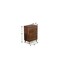 Homeroots 30" Walnut Solid Wood Five Drawer Chest 473064 - alternate 4