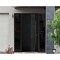 Vdomdoors Steel Door Deux 6078 Black Enamel 2 Sidelight Exterior Windows Sidelites/ Entry Door Painted W12+36 DEUX6078EXD-BLK-W12+36+12 X H80-LH-I - alternate 3