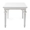 Homeroots 79" White Solid Wood Dining Table 518759 - alternate 3