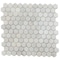 Apollo Tile White 12x12 Bianco Carrara Marble Polished Floor and Wall Mosaic Tile 4.55 sqft/case, 5PK APLKB88G02PA - alternate 1