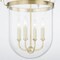 Hudson Valley Lighting Mark D. Sikes X Rousham 4 Light Lantern 15.75 In. Aged Brass MDS1602-AGB - alternate 3