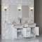 James Martin Vanities Bellshire 72" Double Vanity, Bright White w/ 3 CM Tajnar Eclos Top 660-V72-BW-3TJR - alternate 8
