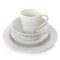 Gibson Home 16 Piece Bedford Lane Fine Ceramic Dinnerware Set in Off White 105778.16 - alternate 6